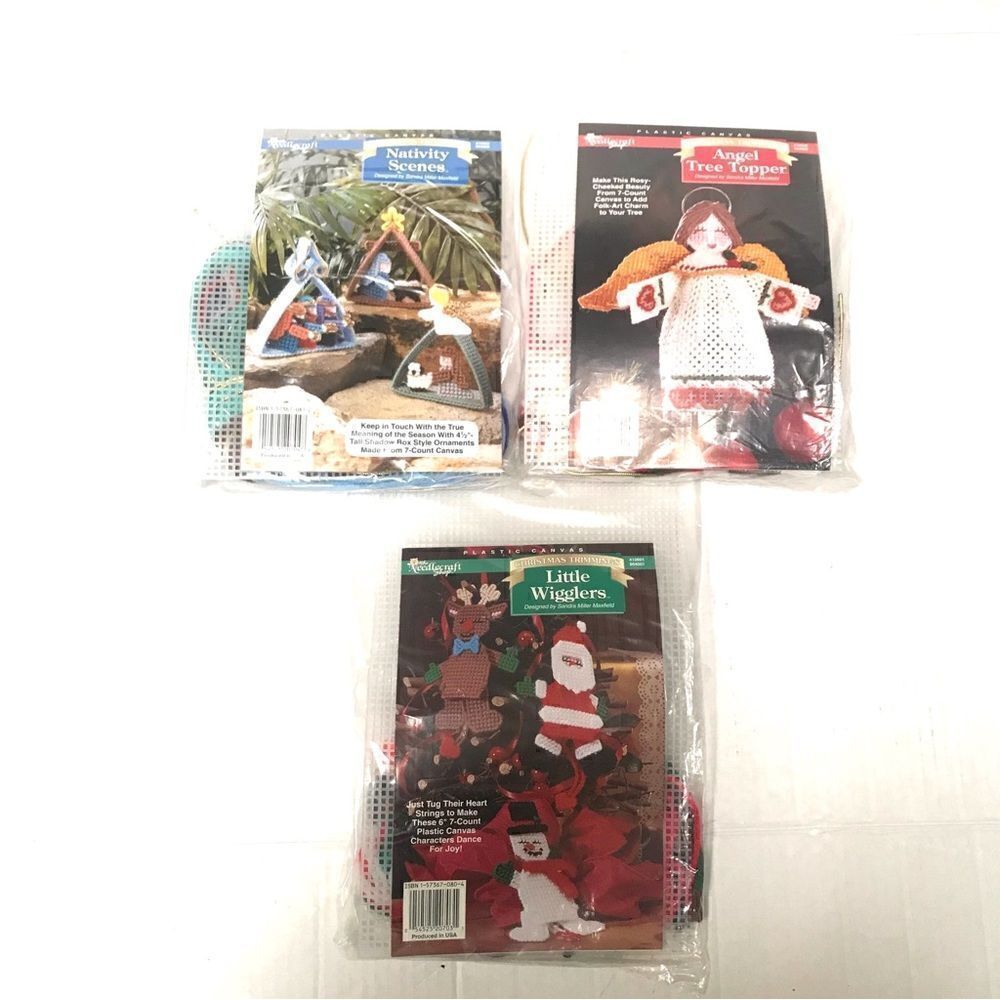 ‎NIP The Needlecraft shop Christmas craft decor 3pack